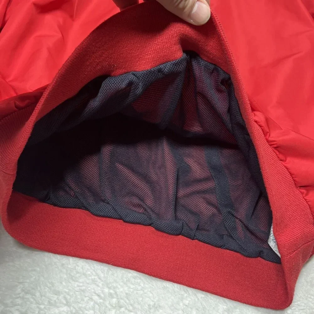 CUTTER & BUCK VTG Blank Golf Windbreaker Performance Jacket Mens‎ Pullover Red L